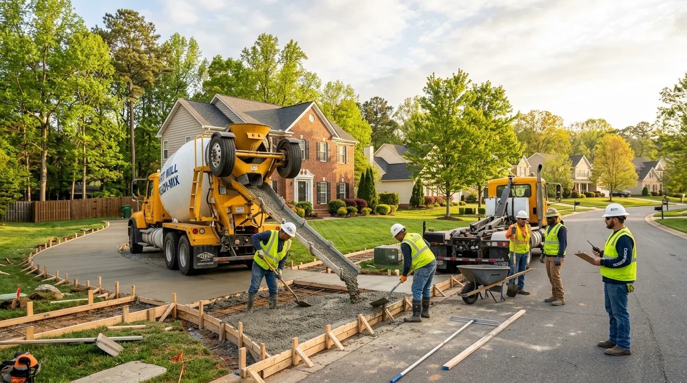 The Best Time of Year to Pour Concrete in Fort Mill, SC