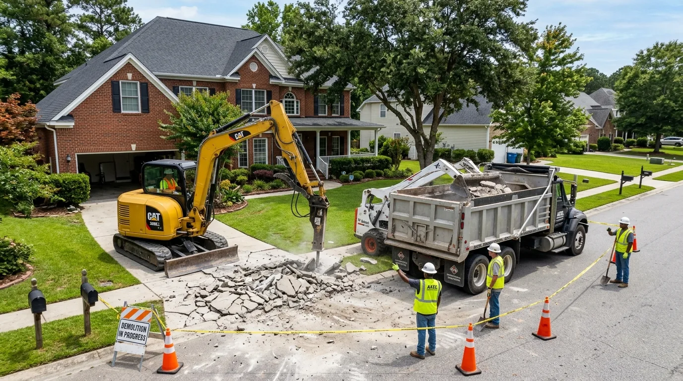 Concrete Removal in Baxter Village, SC: What Homeowners Need to Know