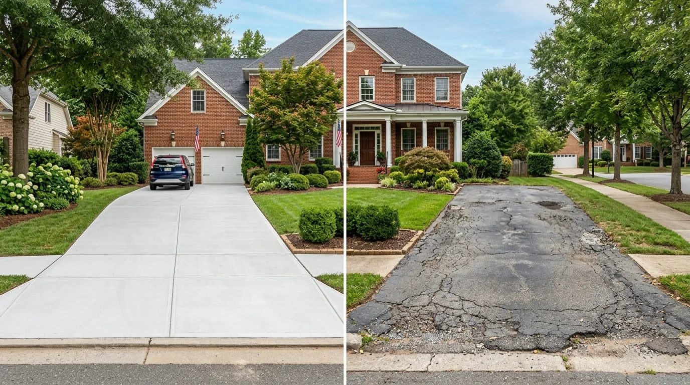 Concrete vs Asphalt Driveway in Baxter Village, SC: Which Is Better?