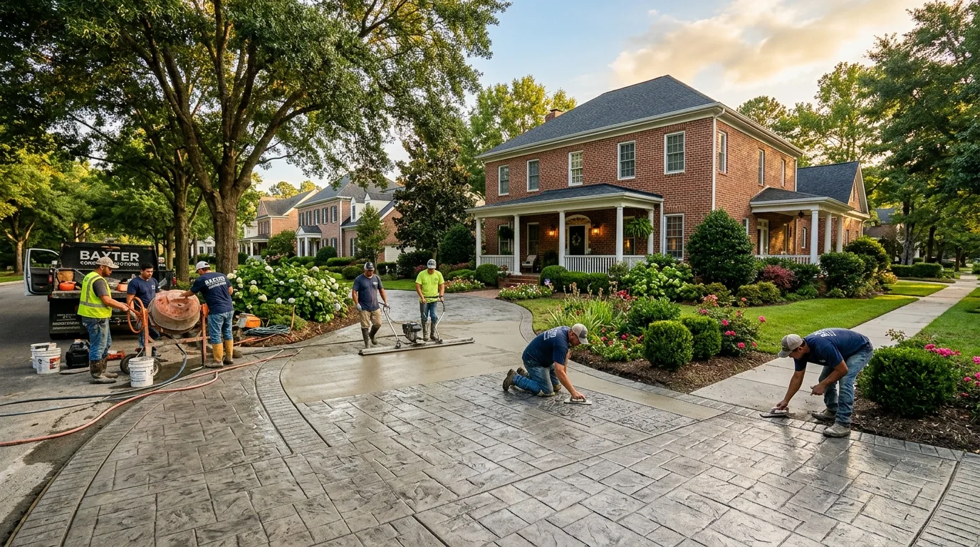 Professional concrete services in Baxter Village, South Carolina